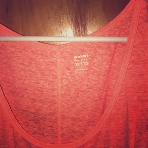 Orange tank top